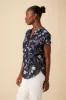 Renata Ecovero Blouse - Gemini Navy sold by Amour Vert