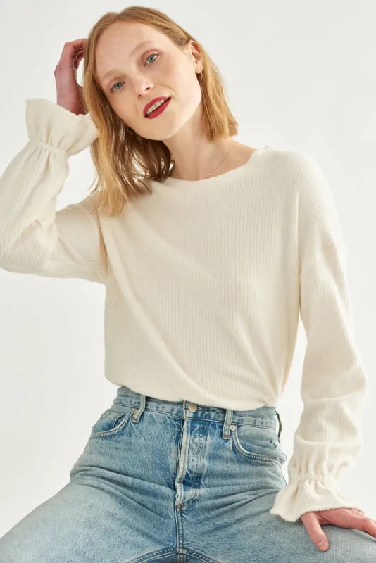 Circe Cloud Rib Top - ReAmour sold by Amour Vert