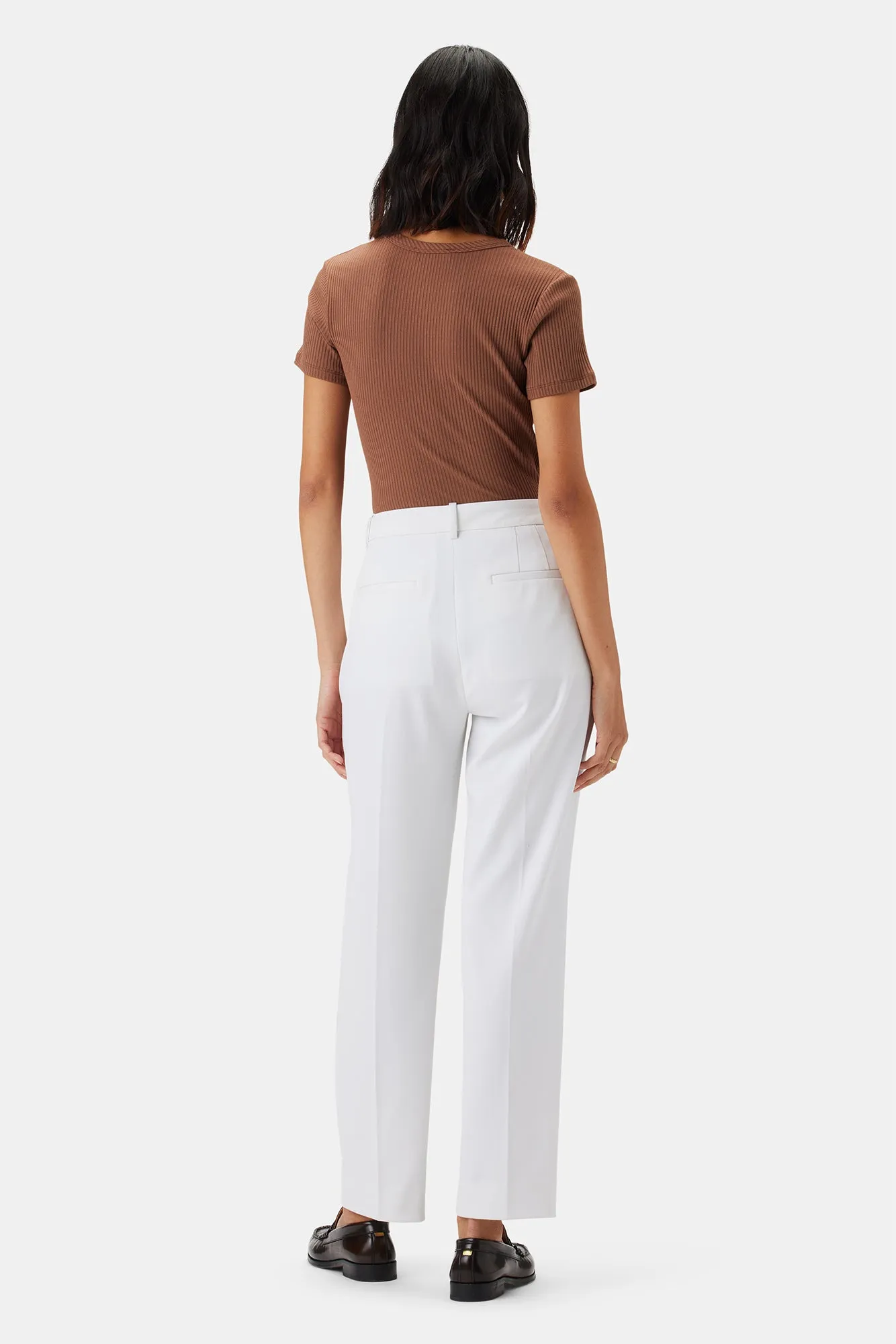 Taper Trouser - White sold by Amour Vert product image thumbnail 3