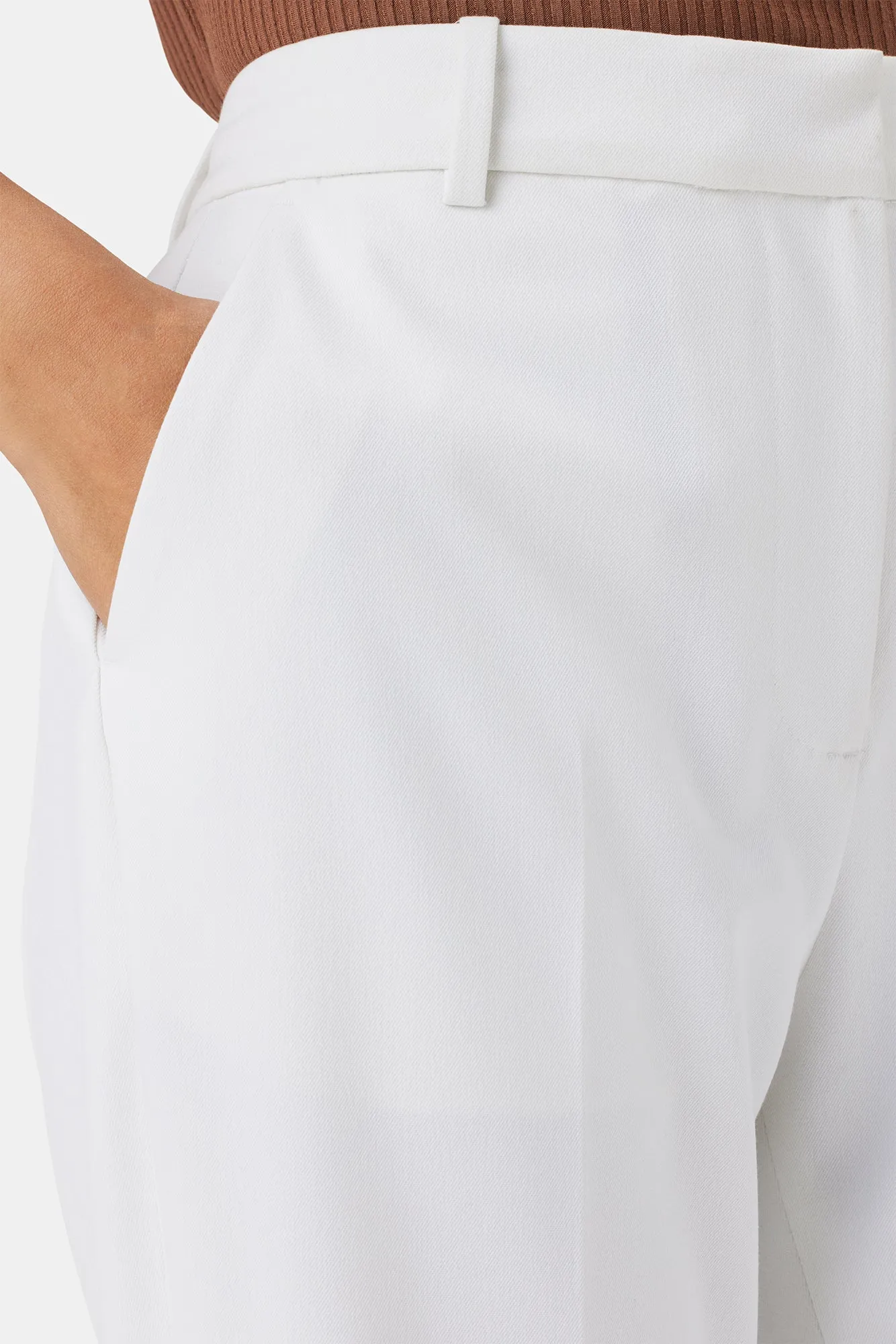 Taper Trouser - White sold by Amour Vert product image thumbnail 5