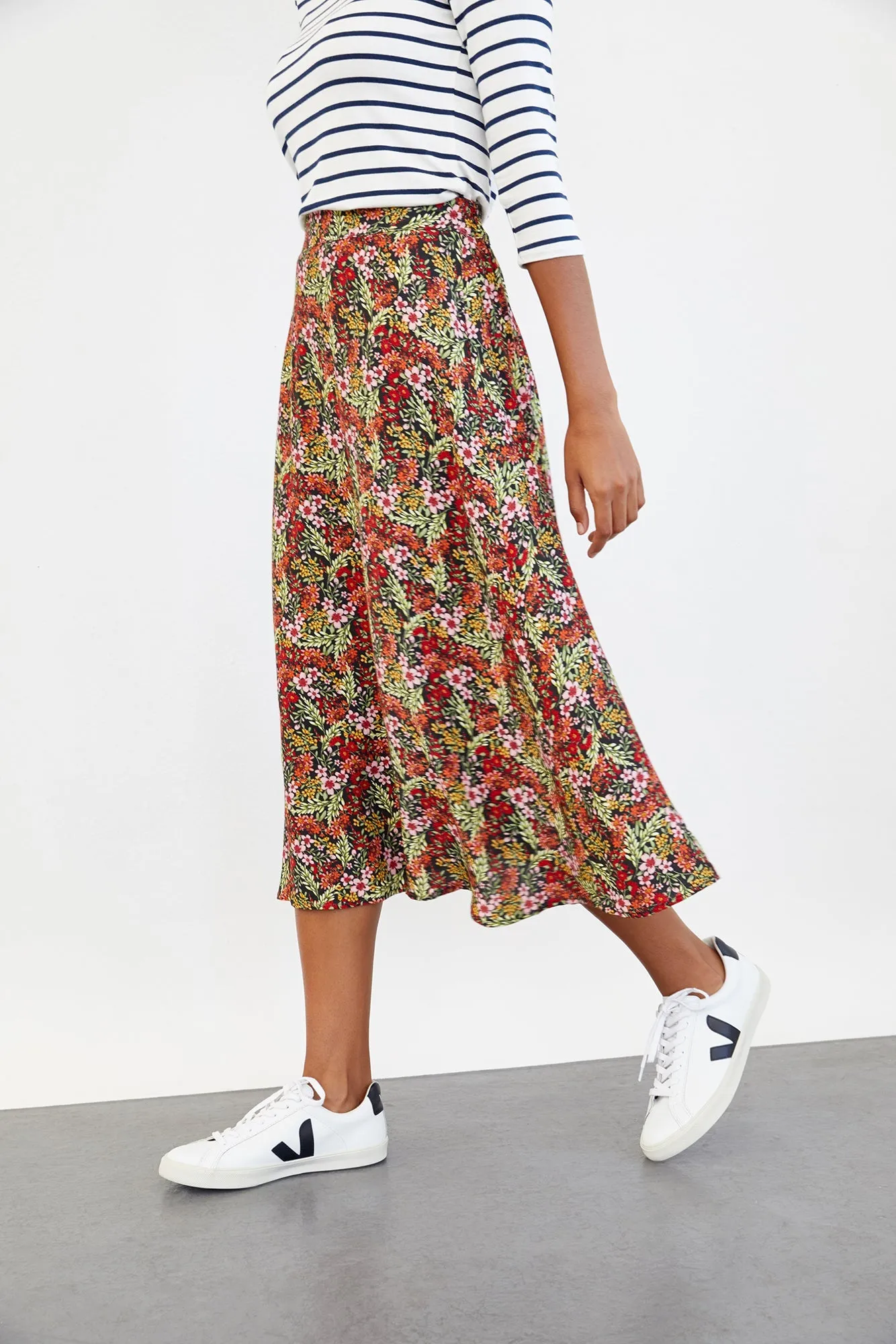 Poppy Skirt - Meadow Floral sold by Amour Vert product image thumbnail 3
