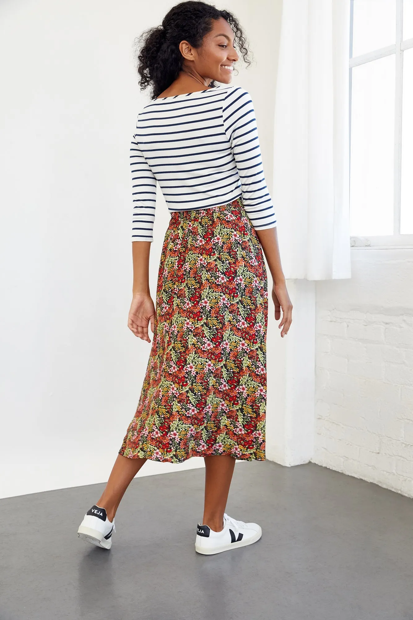 Poppy Skirt - Meadow Floral sold by Amour Vert product image thumbnail 4