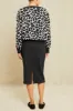 Tessa Organic Cotton Cardigan - Cobblestone Dot sold by Amour Vert