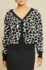 Tessa Organic Cotton Cardigan - Cobblestone Dot sold by Amour Vert