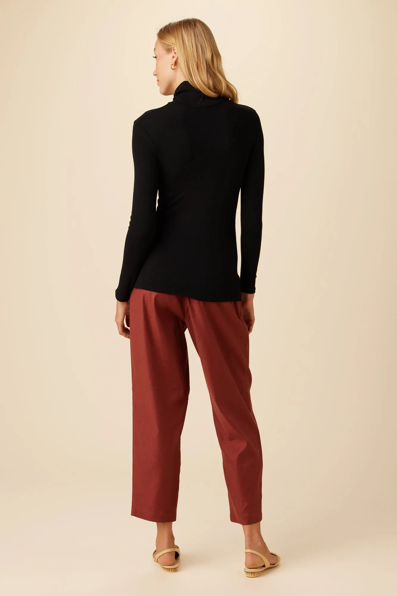 Flannery Dream Rib Turtleneck - Black sold by Amour Vert product image thumbnail 3