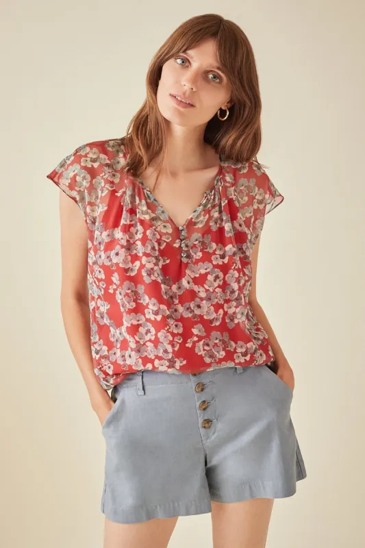 Oona Blouse - Nara Floral - ReAmour sold by Amour Vert