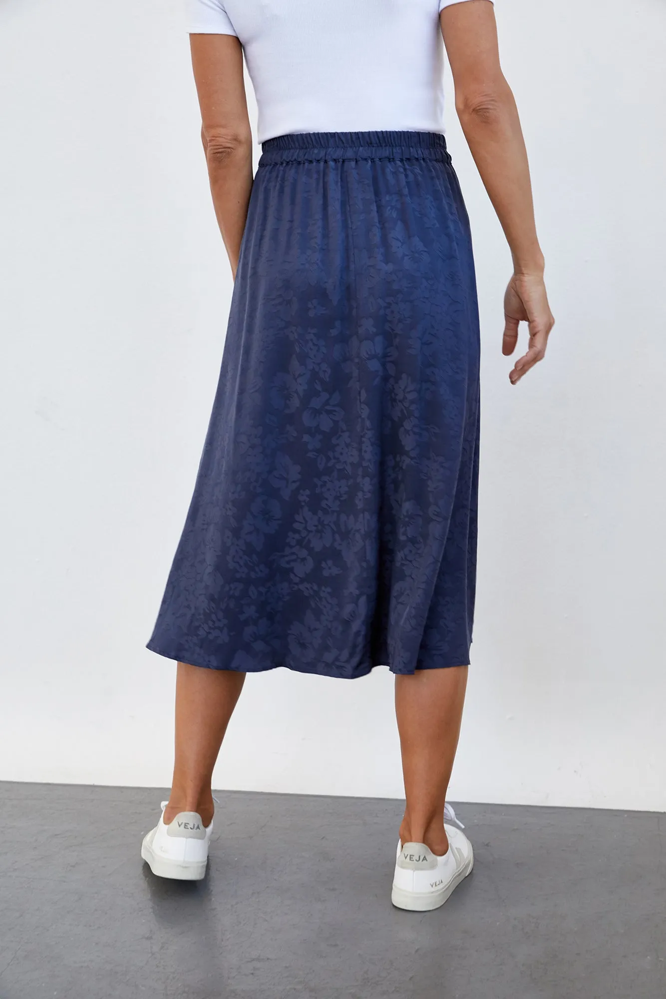 Poppy Skirt - Beryl Navy sold by Amour Vert product image thumbnail 3