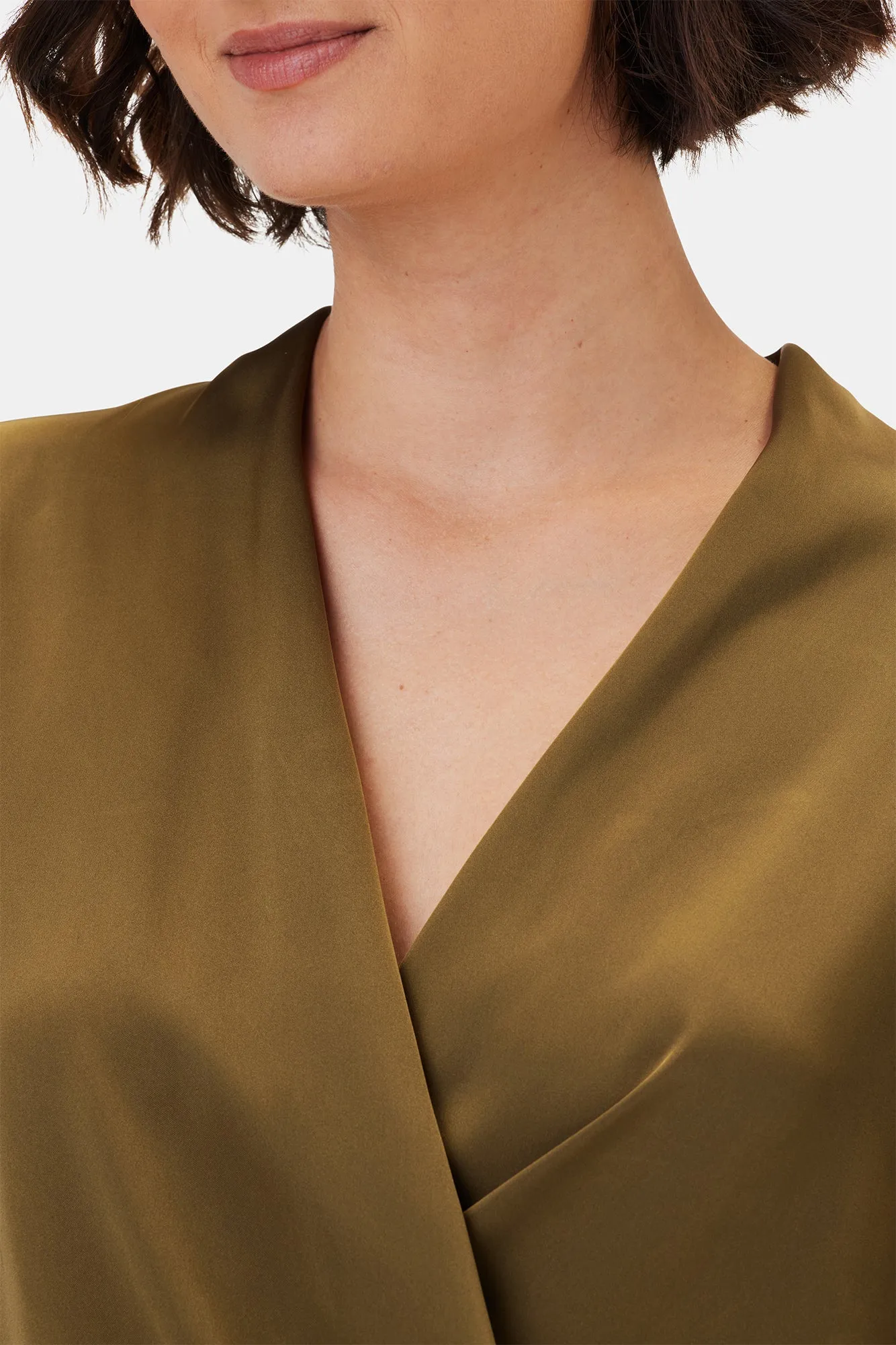 Calais Blouse - Bronzed Olive sold by Amour Vert product image thumbnail 4