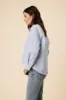 Madison Button Down - Sky White Stripe sold by Amour Vert