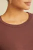 Berkeley Long Sleeve Dream Rib Tee - Mocha sold by Amour Vert