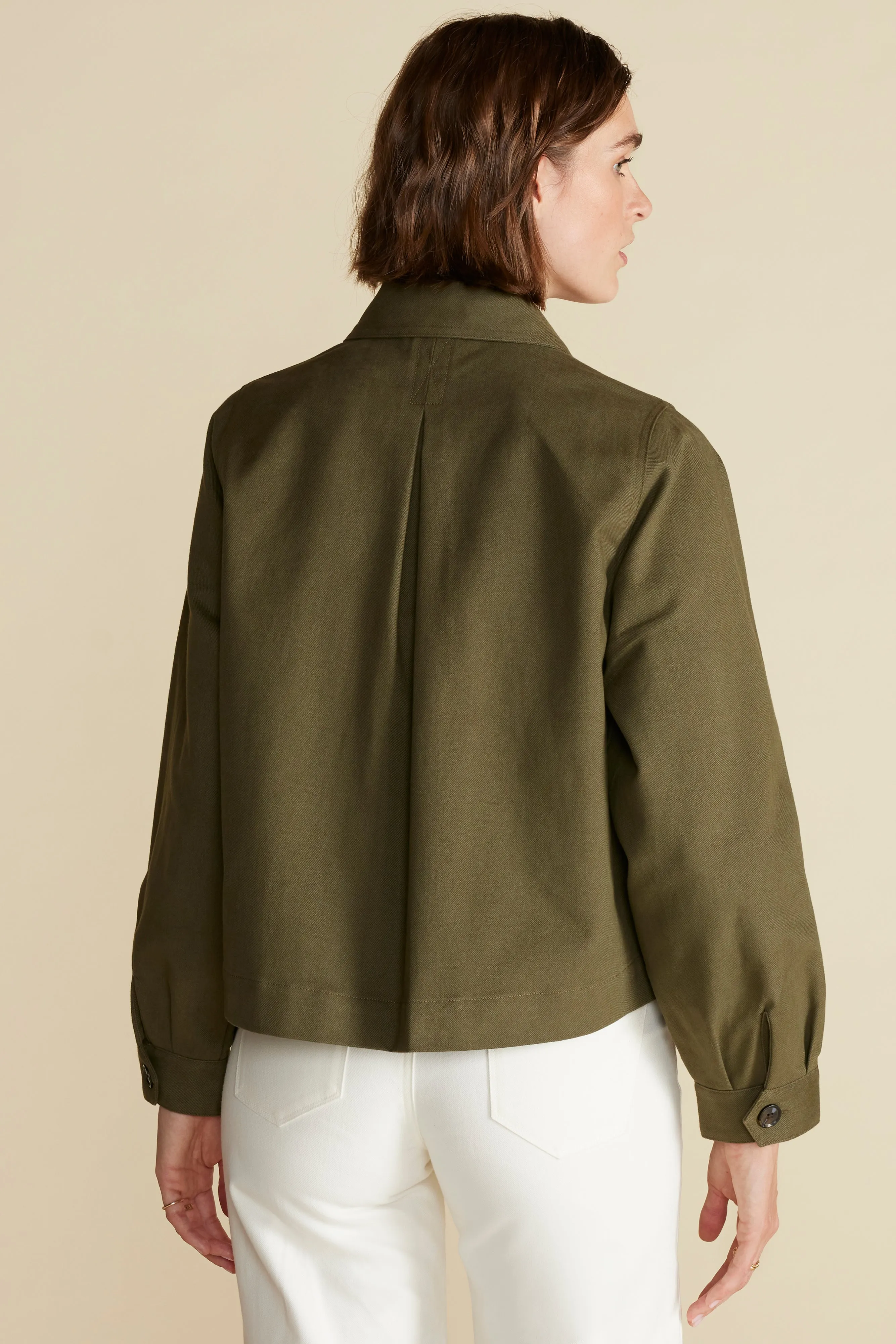 Genevieve Organic Cotton Jacket - Calla Green sold by Amour Vert product image thumbnail 5