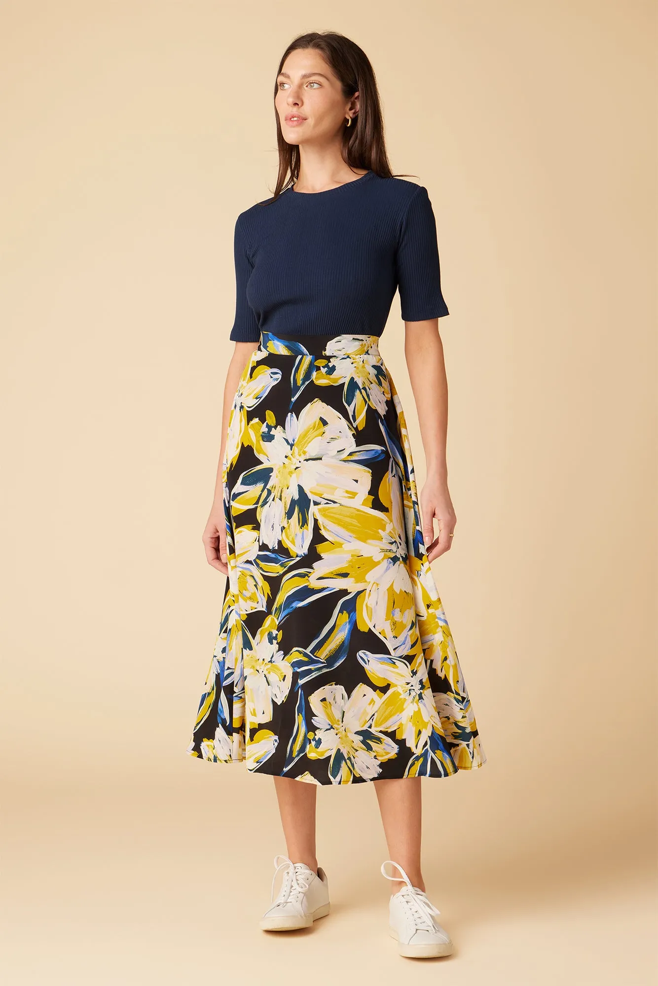 Blaze Washable Silk Skirt - Marbella sold by Amour Vert product image thumbnail 2