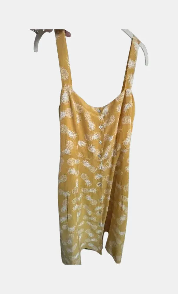 Adelia Dress - Gold Pineapple - ReAmour sold by Amour Vert