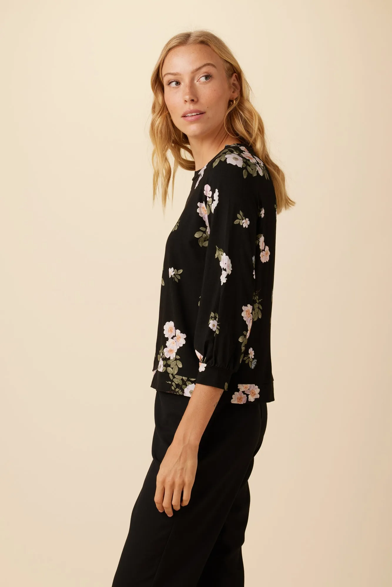 Issa Viscose Knit Tee - Ladera Floral sold by Amour Vert product image thumbnail 2