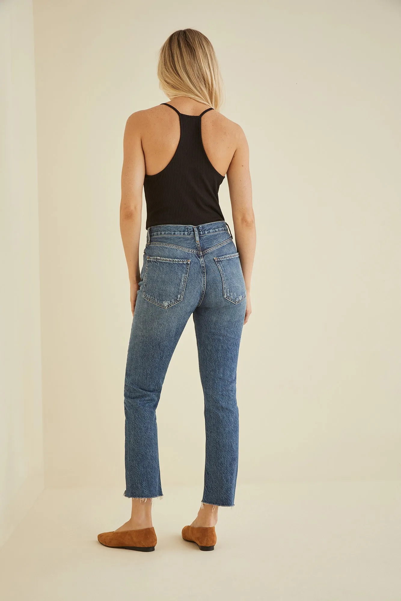 AGOLDE Riley Raw Hem Jean sold by Amour Vert product image thumbnail 2