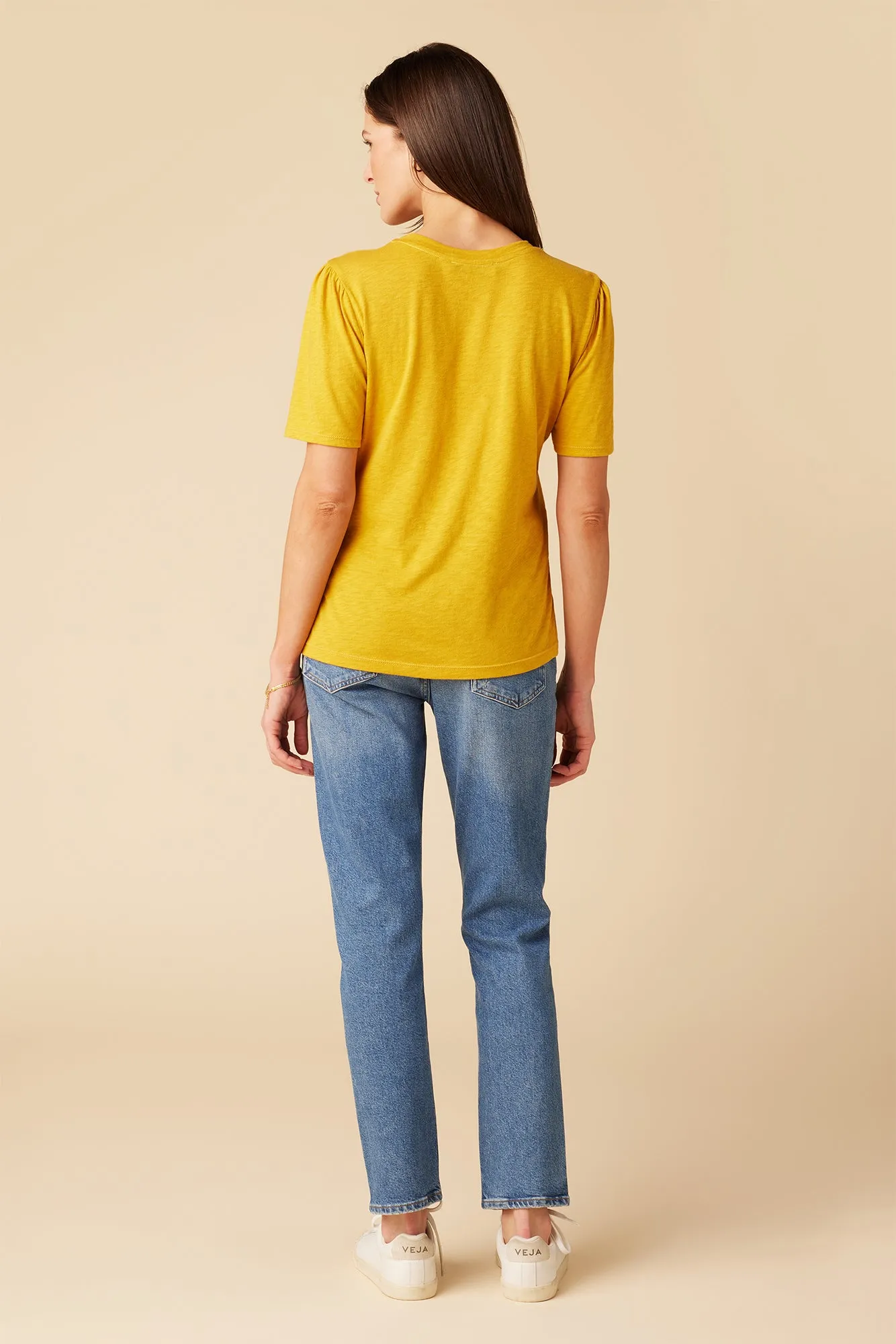 Odilia Reverie Slub Tee - Sunflower sold by Amour Vert product image thumbnail 3