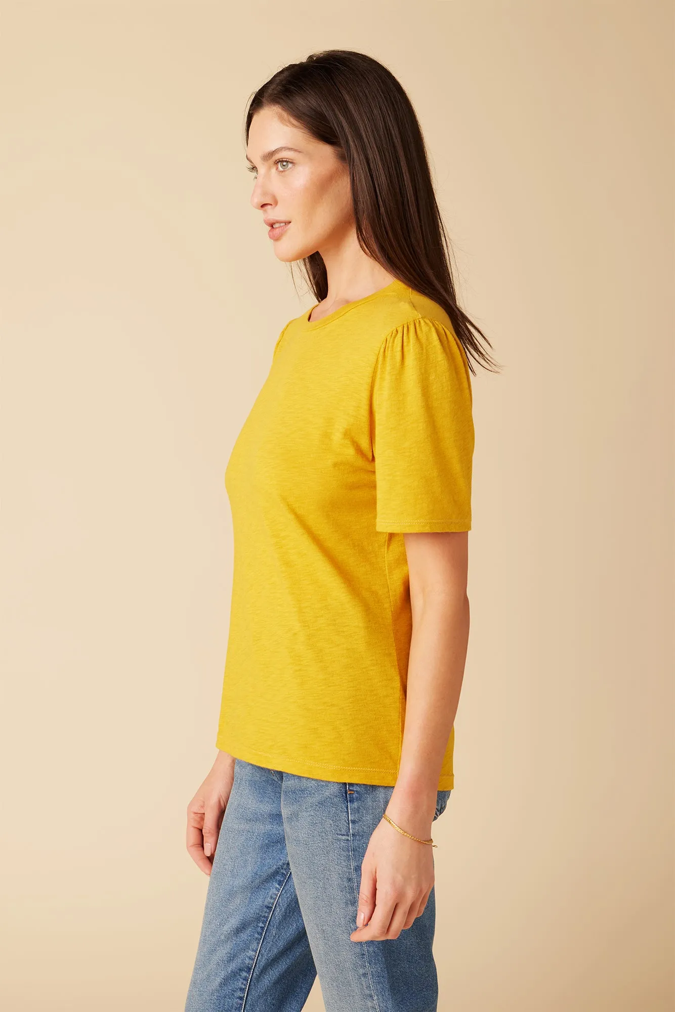 Odilia Reverie Slub Tee - Sunflower sold by Amour Vert product image thumbnail 2