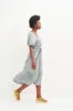Michelle Linen Midi Dress - Eucalyptus sold by Amour Vert