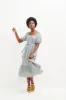 Michelle Linen Midi Dress - Eucalyptus sold by Amour Vert