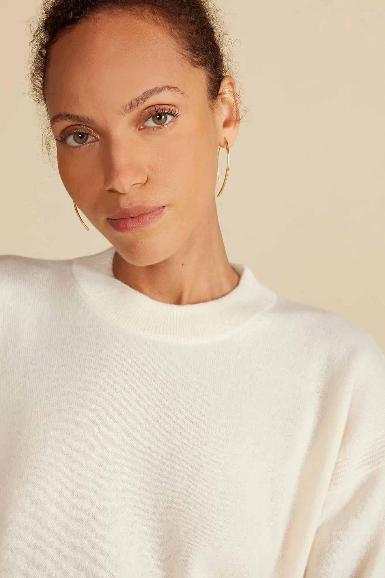 Pearl Cashmere Sweater - Ivory sold by Amour Vert product image thumbnail 2