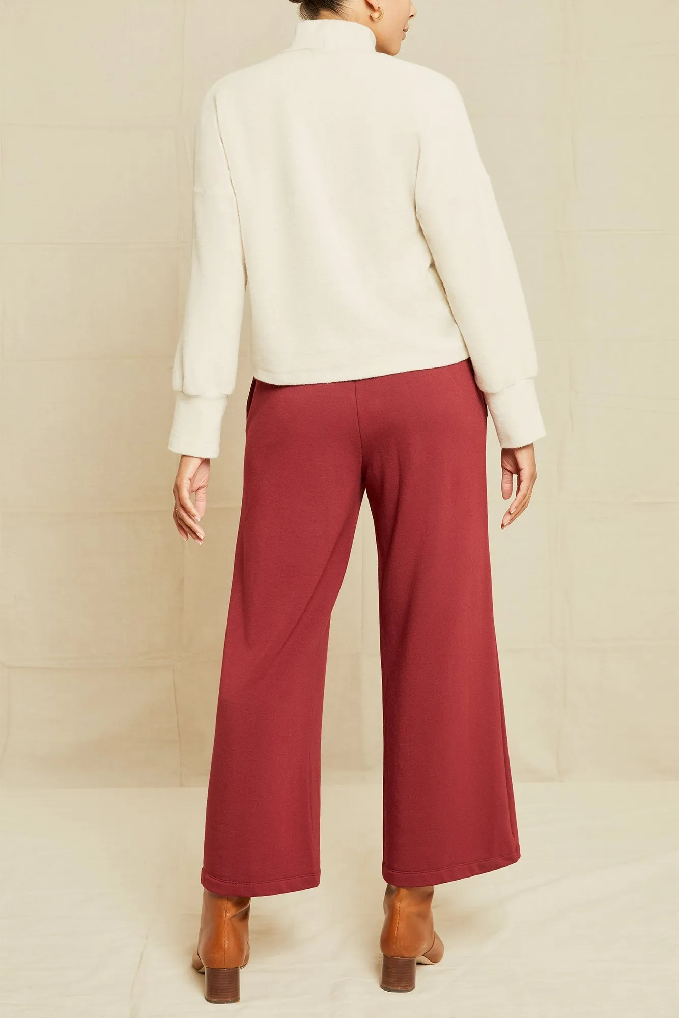 Aubin Fleece Top - Oatmeal sold by Amour Vert product image thumbnail 3