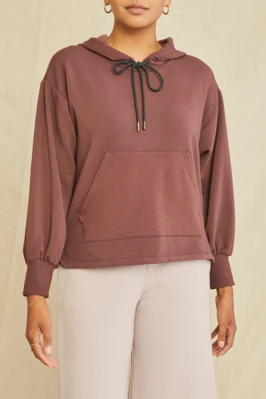 Harper Luxe Fleece Sweatshirt - Mocha sold by Amour Vert