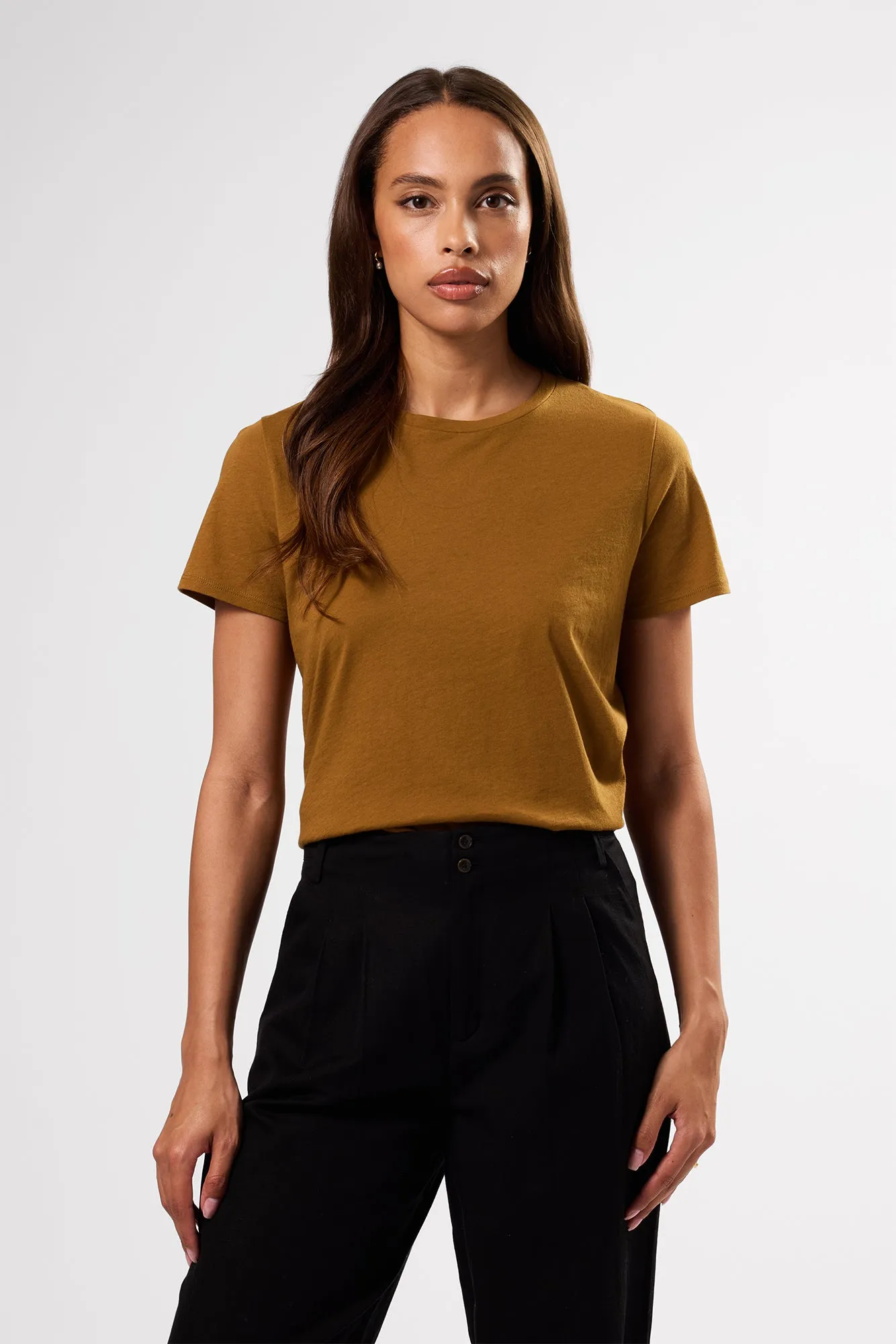 Berkeley Organic Cotton Tee - Terre sold by Amour Vert