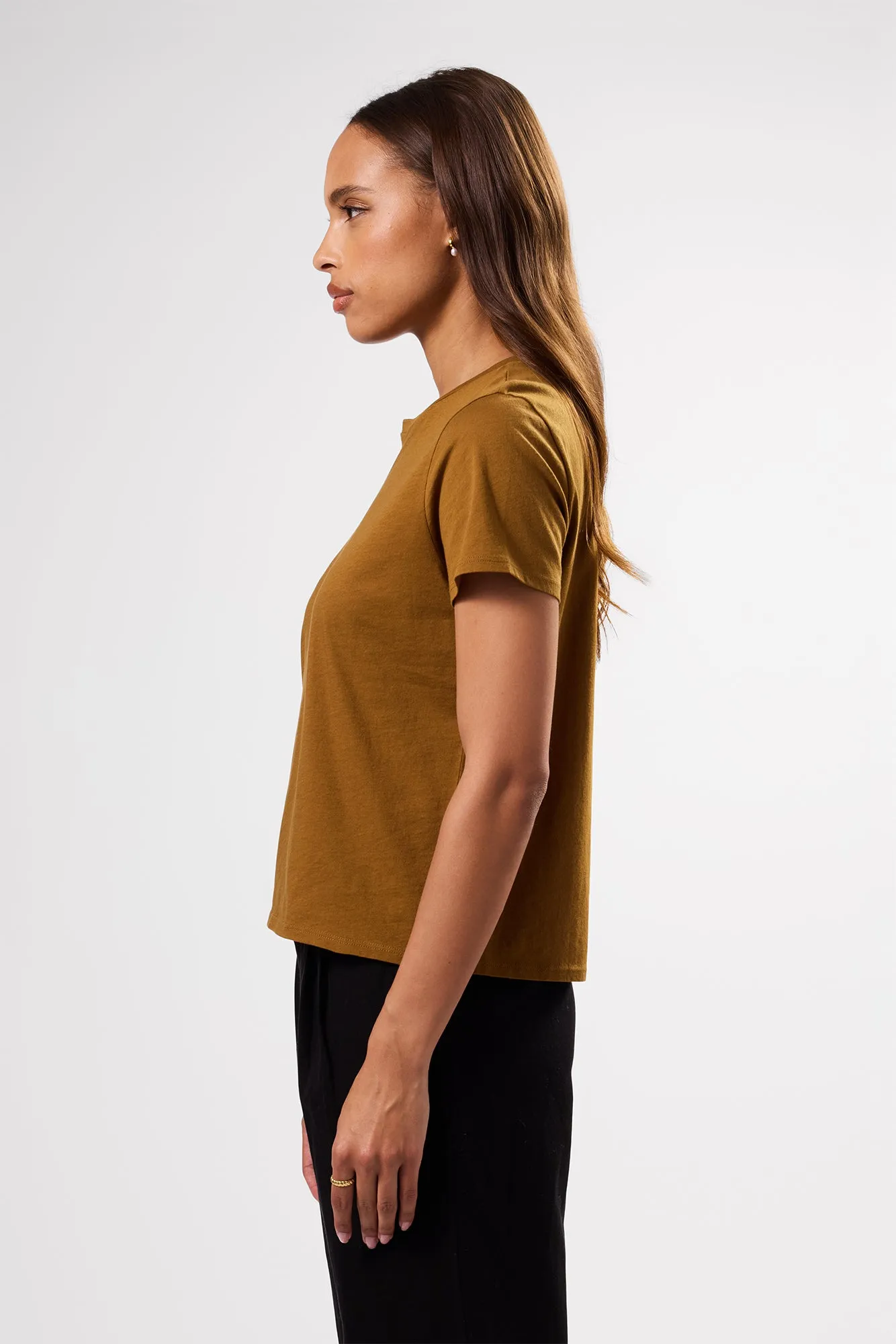 Berkeley Organic Cotton Tee - Terre sold by Amour Vert product image thumbnail 3