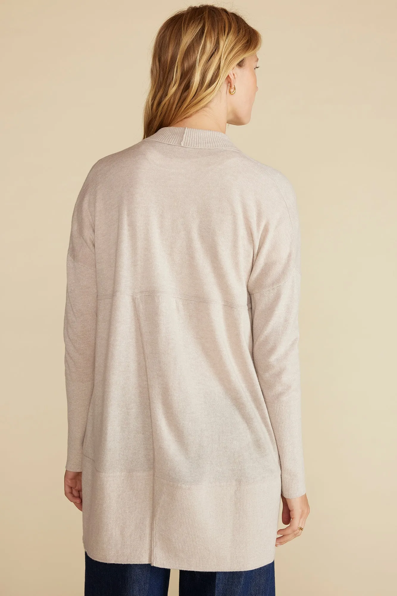 Bailey Wool Sweater Coat - Oatmeal Beige sold by Amour Vert product image thumbnail 4