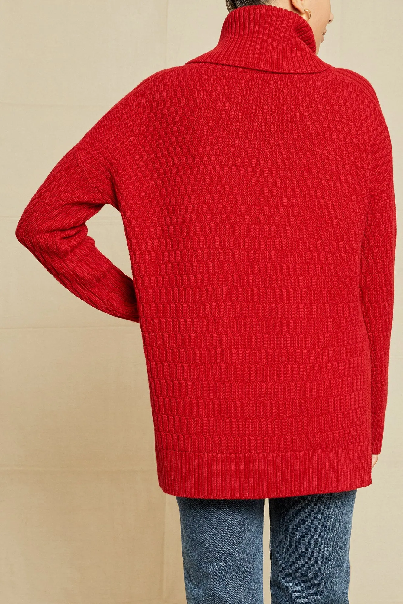 Harlow Wool Sweater - Red sold by Amour Vert product image thumbnail 3