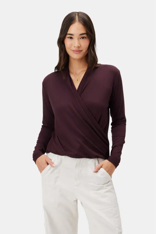 Calais Modal Blouse - Vineyard sold by Amour Vert