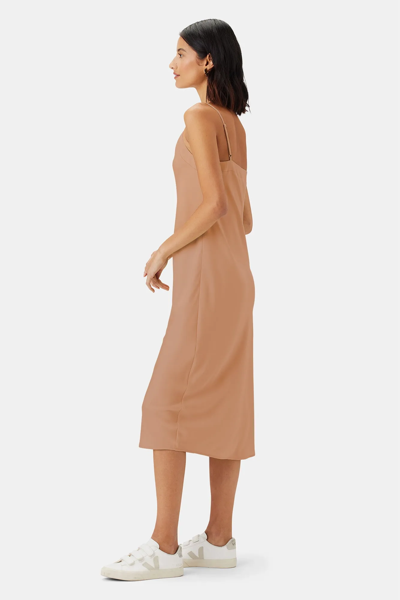 Briana Washable Silk Dress - Biscotti sold by Amour Vert product image thumbnail 3