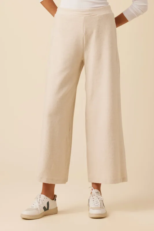 Eugenia Nouveau Fleece Pant - Brushed Oatmeal sold by Amour Vert
