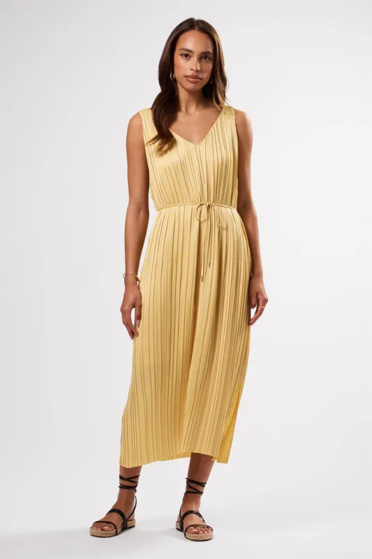 Lisbon Recycled Sateen Dress - Anise sold by Amour Vert