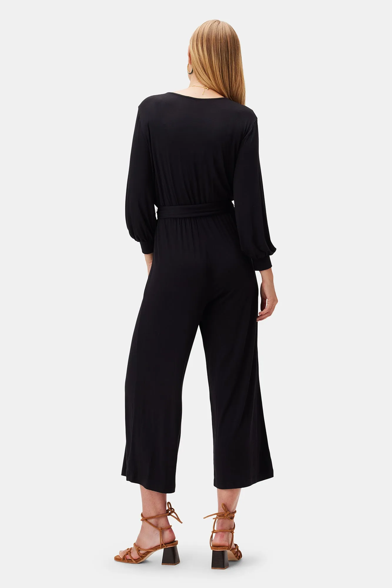 Everley Modal Jumpsuit - Black sold by Amour Vert product image thumbnail 3