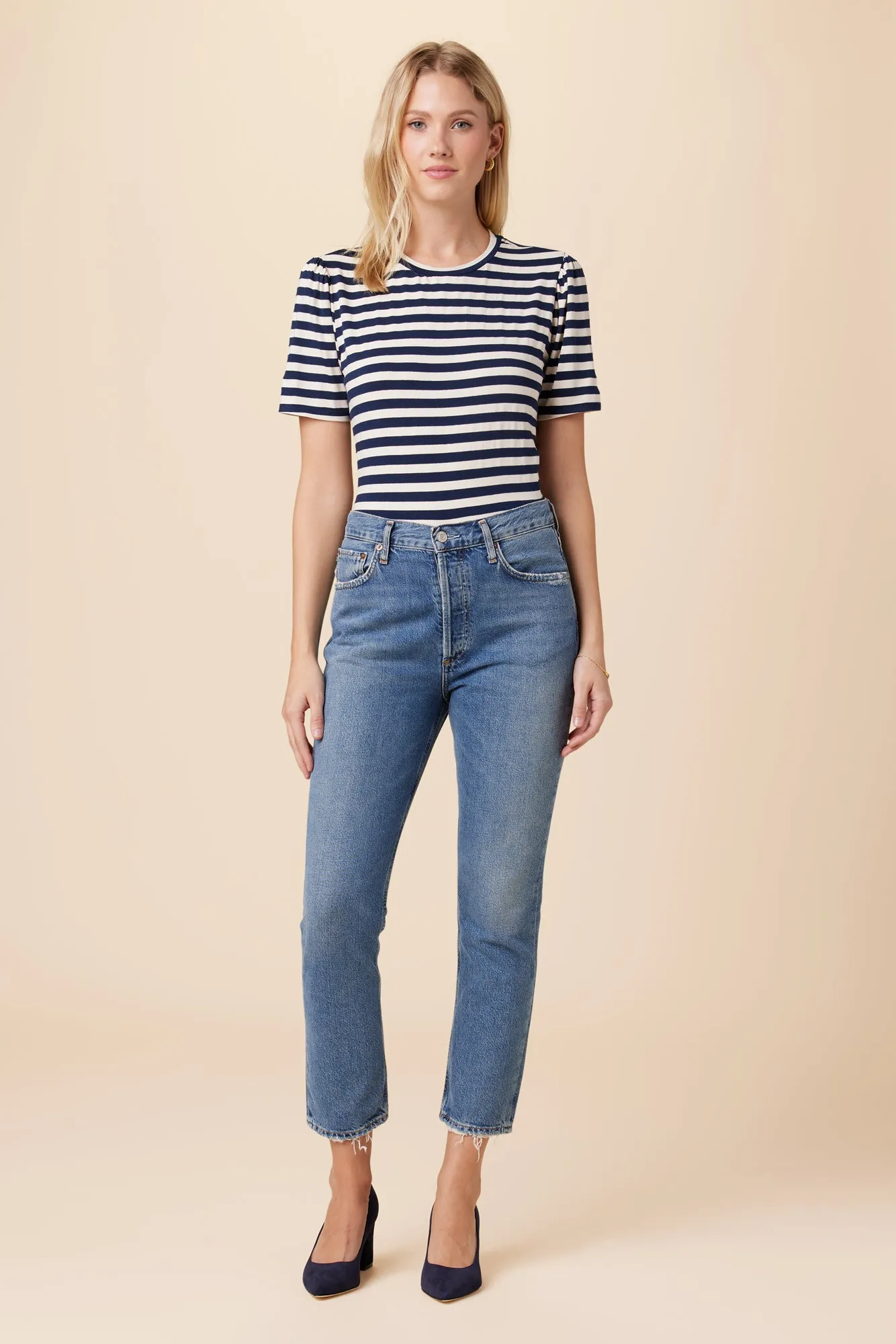 AGOLDE Riley High Rise Straight Crop Jean - Collective sold by Amour Vert product image thumbnail 2