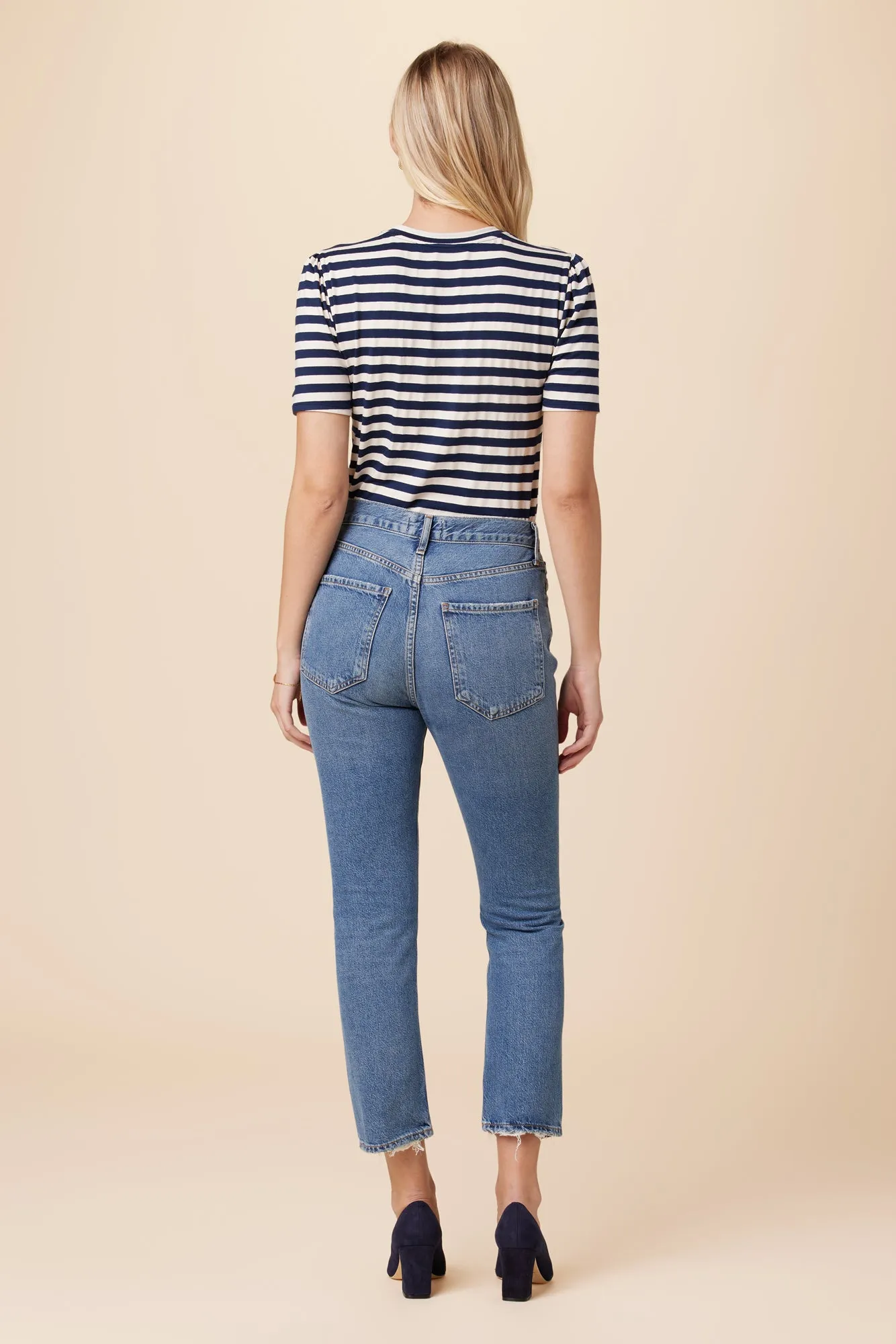 AGOLDE Riley High Rise Straight Crop Jean - Collective sold by Amour Vert product image thumbnail 4