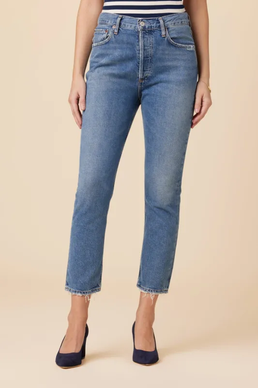 AGOLDE Riley High Rise Straight Crop Jean - Collective sold by Amour Vert