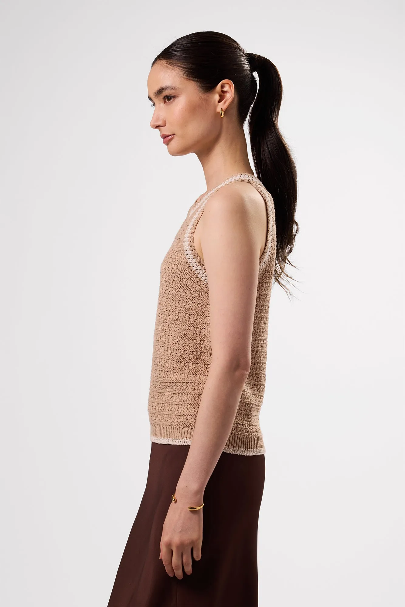 Texture Halter - Biscotti Ivory sold by Amour Vert product image thumbnail 4