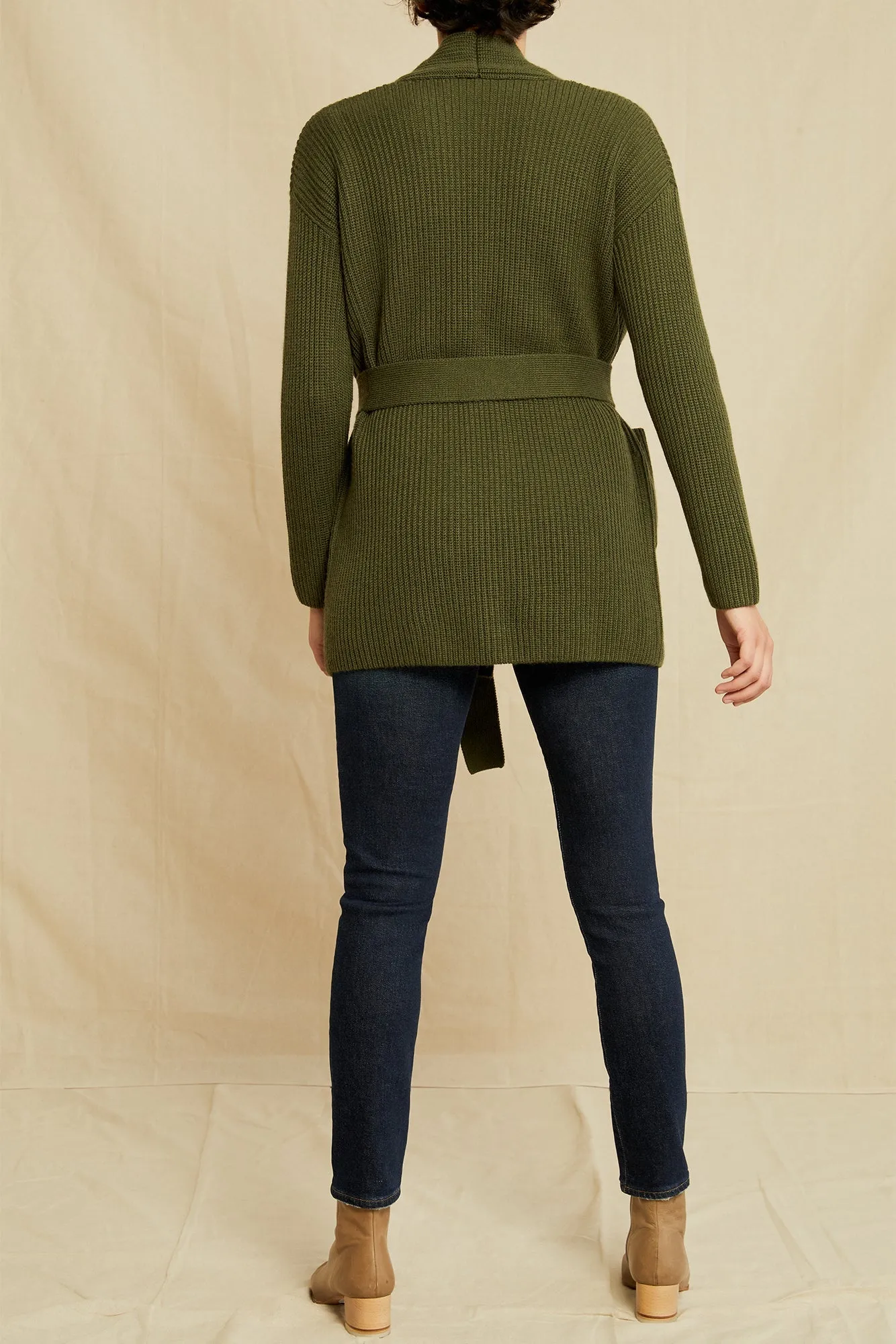 Zuma Wool Cardigan - Olive sold by Amour Vert product image thumbnail 4