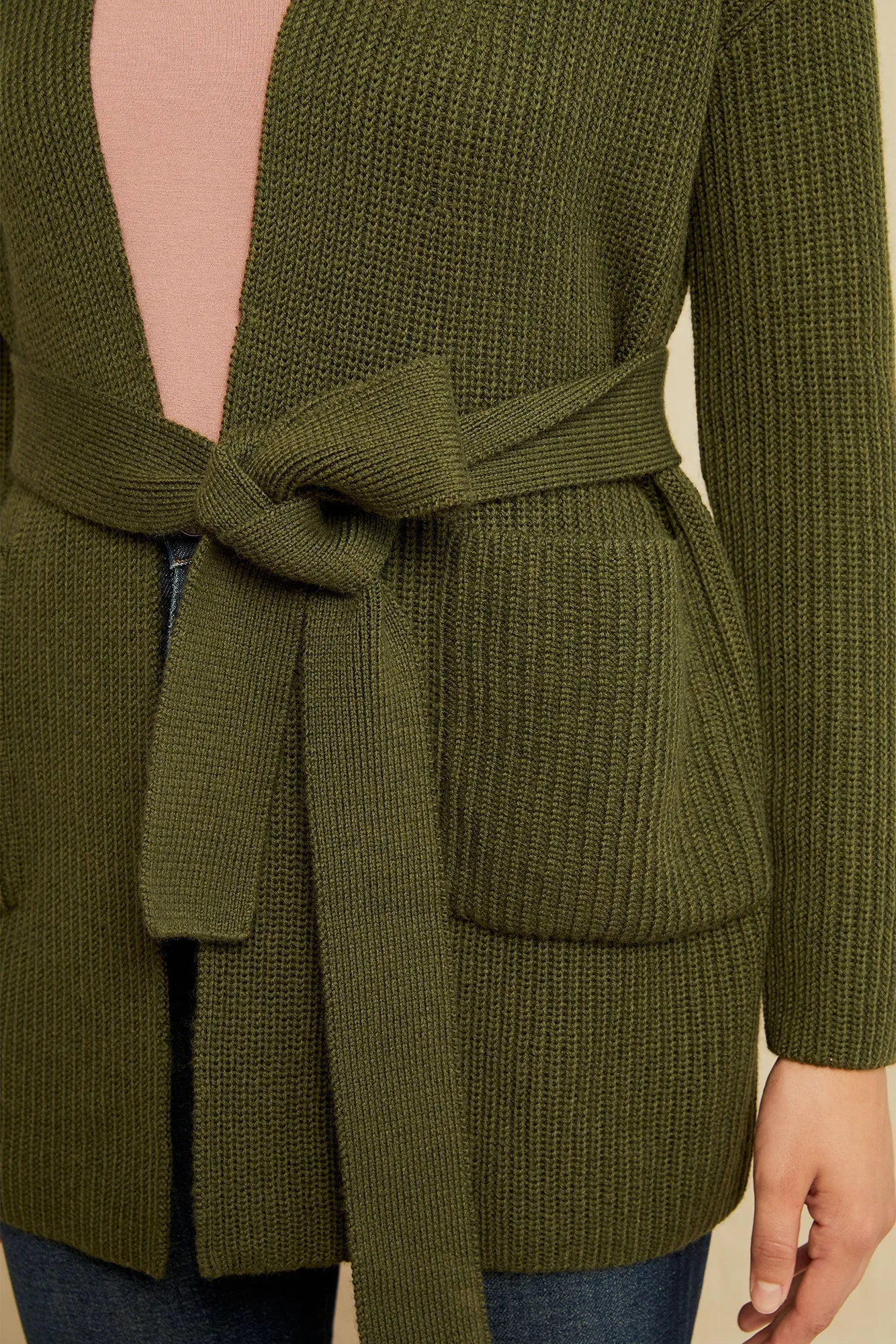 Zuma Wool Cardigan - Olive sold by Amour Vert product image thumbnail 5