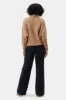 Cameryn Cable Knit Wool Sweater - Camel sold by Amour Vert