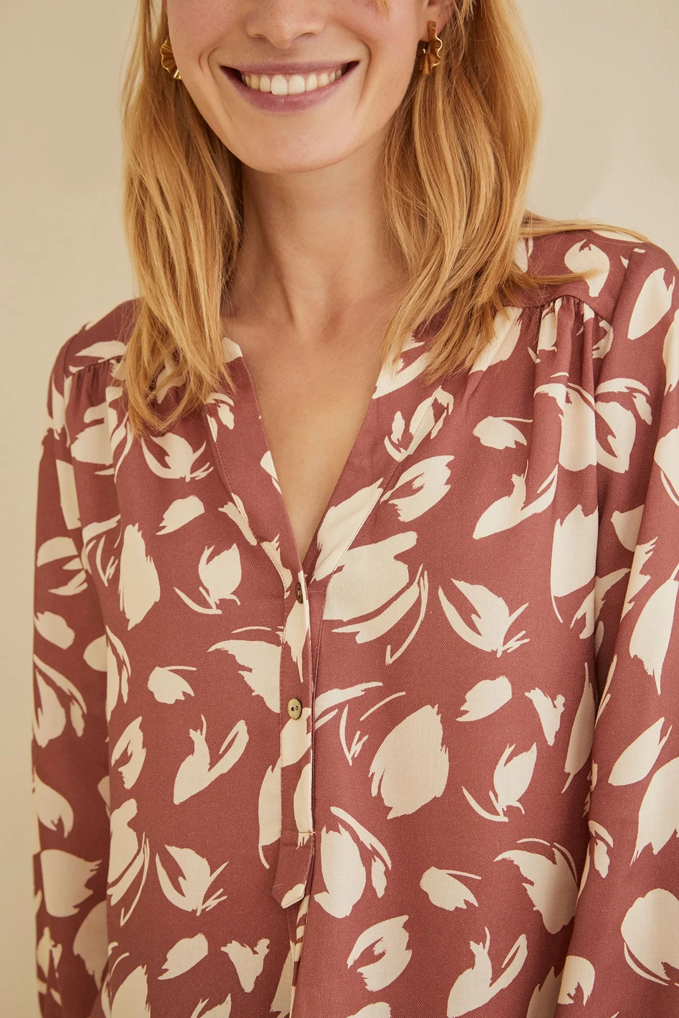 Amy TENCEL Blouse - Gallery - ReAmour sold by Amour Vert product image thumbnail 5