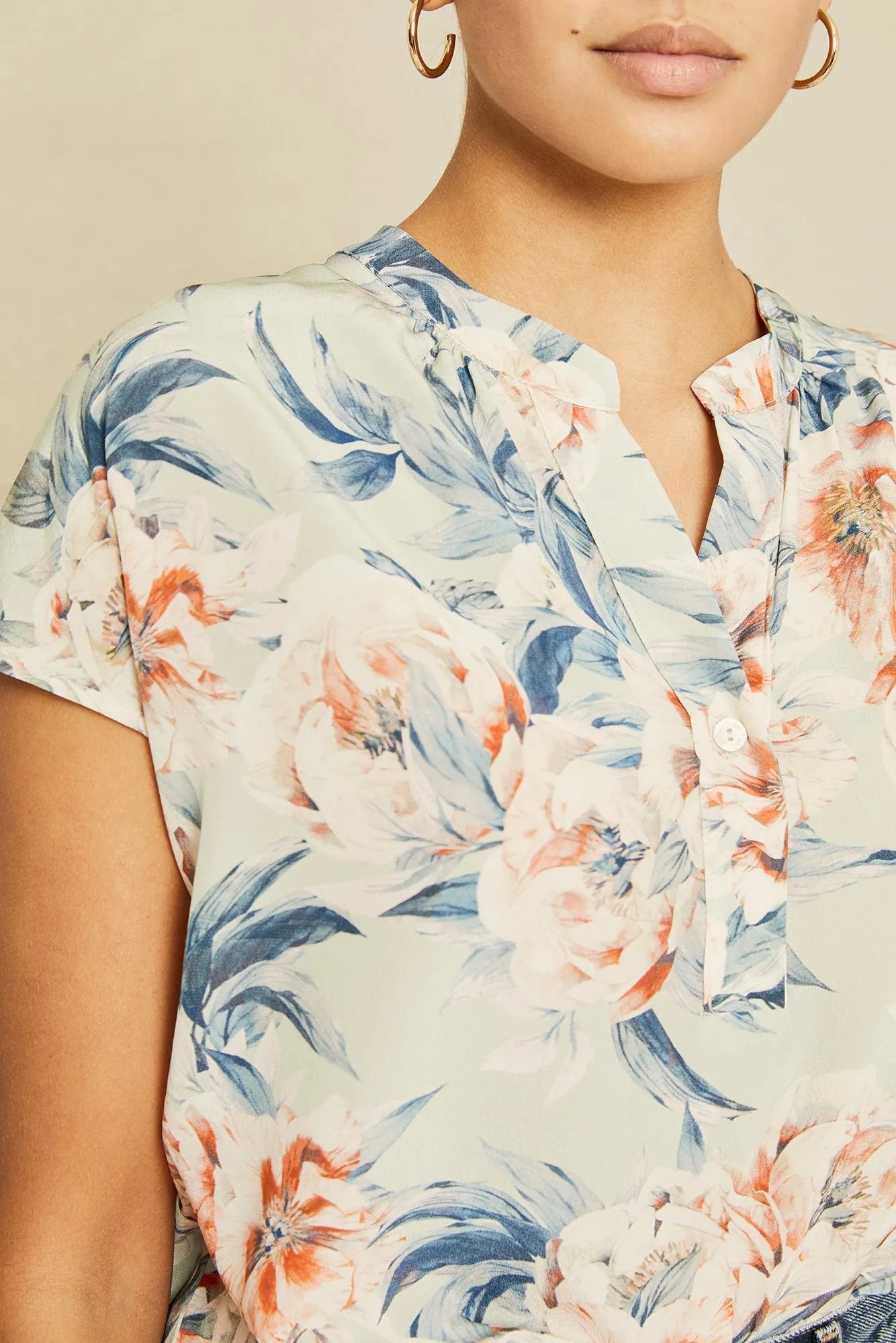 Renata Washable Silk Blouse - Paulette Floral sold by Amour Vert product image thumbnail 4