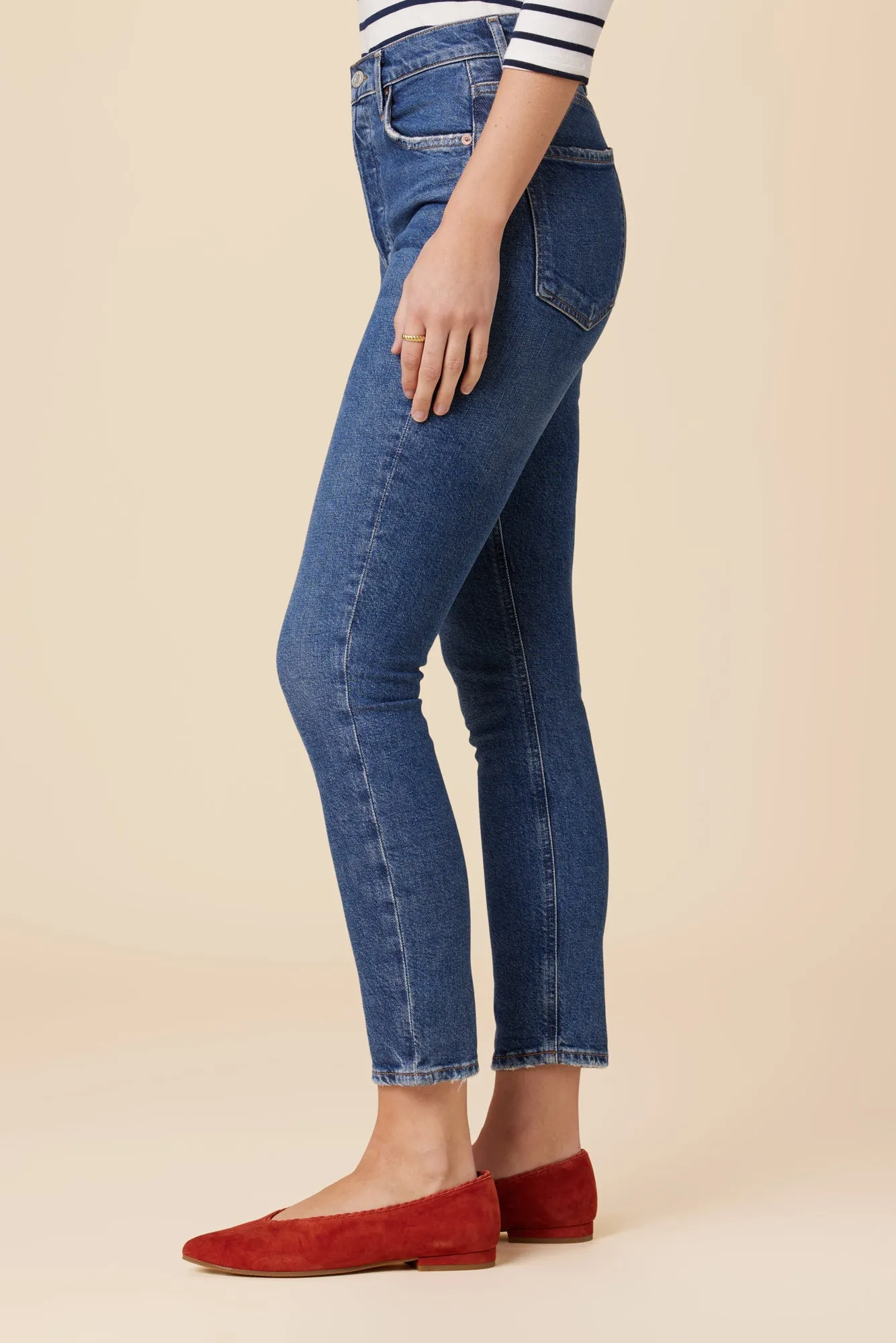 AGOLDE Nico High Rise Slim Fit Jean - Cycle sold by Amour Vert product image thumbnail 3