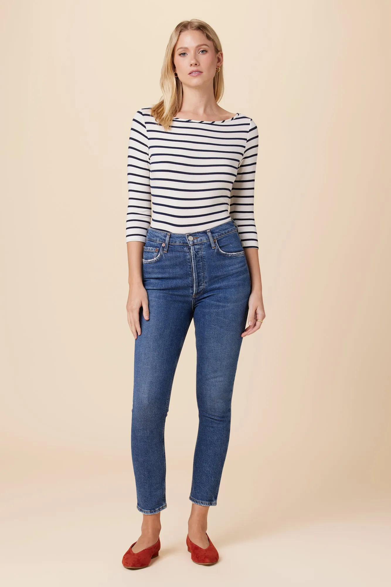 AGOLDE Nico High Rise Slim Fit Jean - Cycle sold by Amour Vert product image thumbnail 2