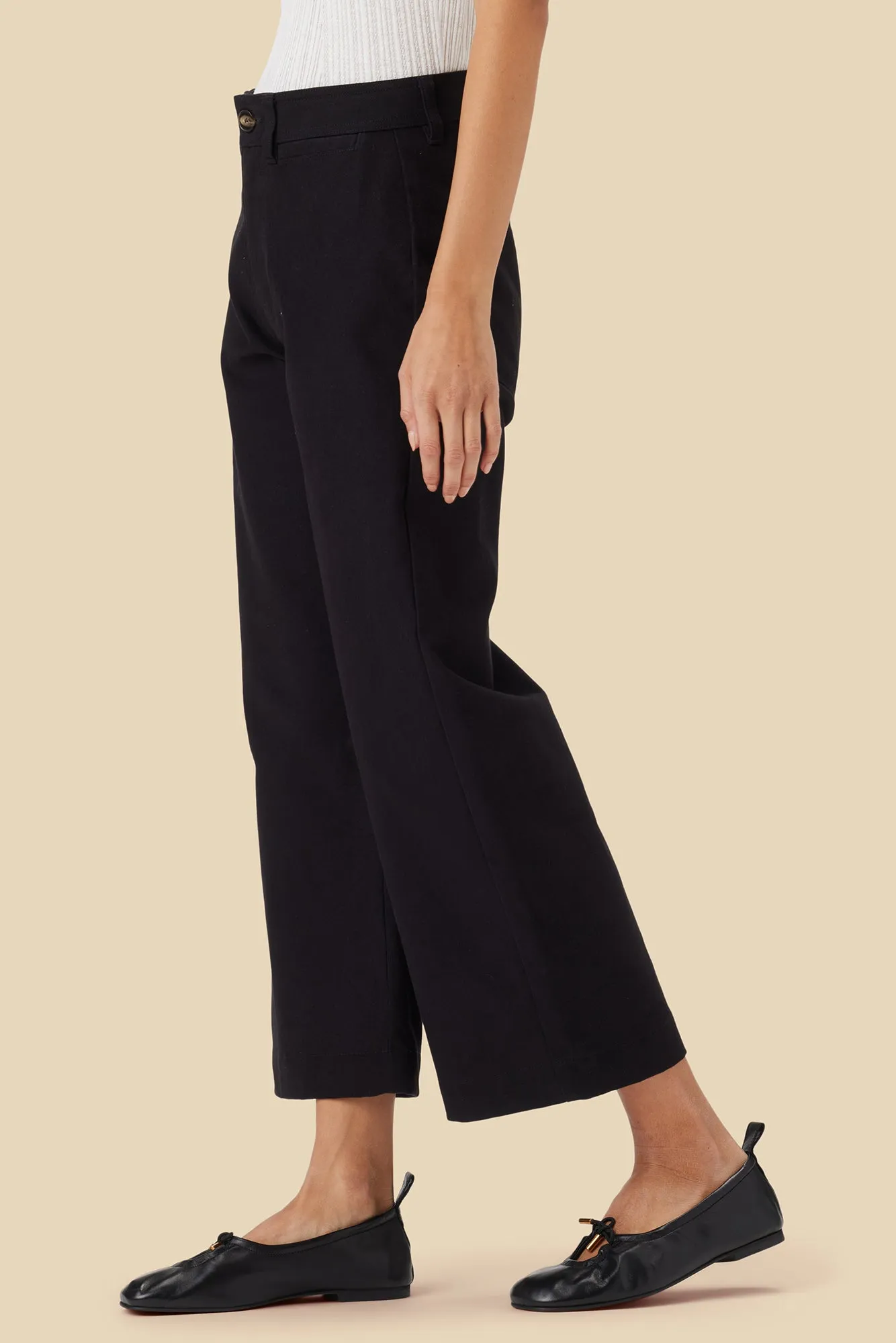 Wide Leg Utility Pant - Black sold by Amour Vert product image thumbnail 2