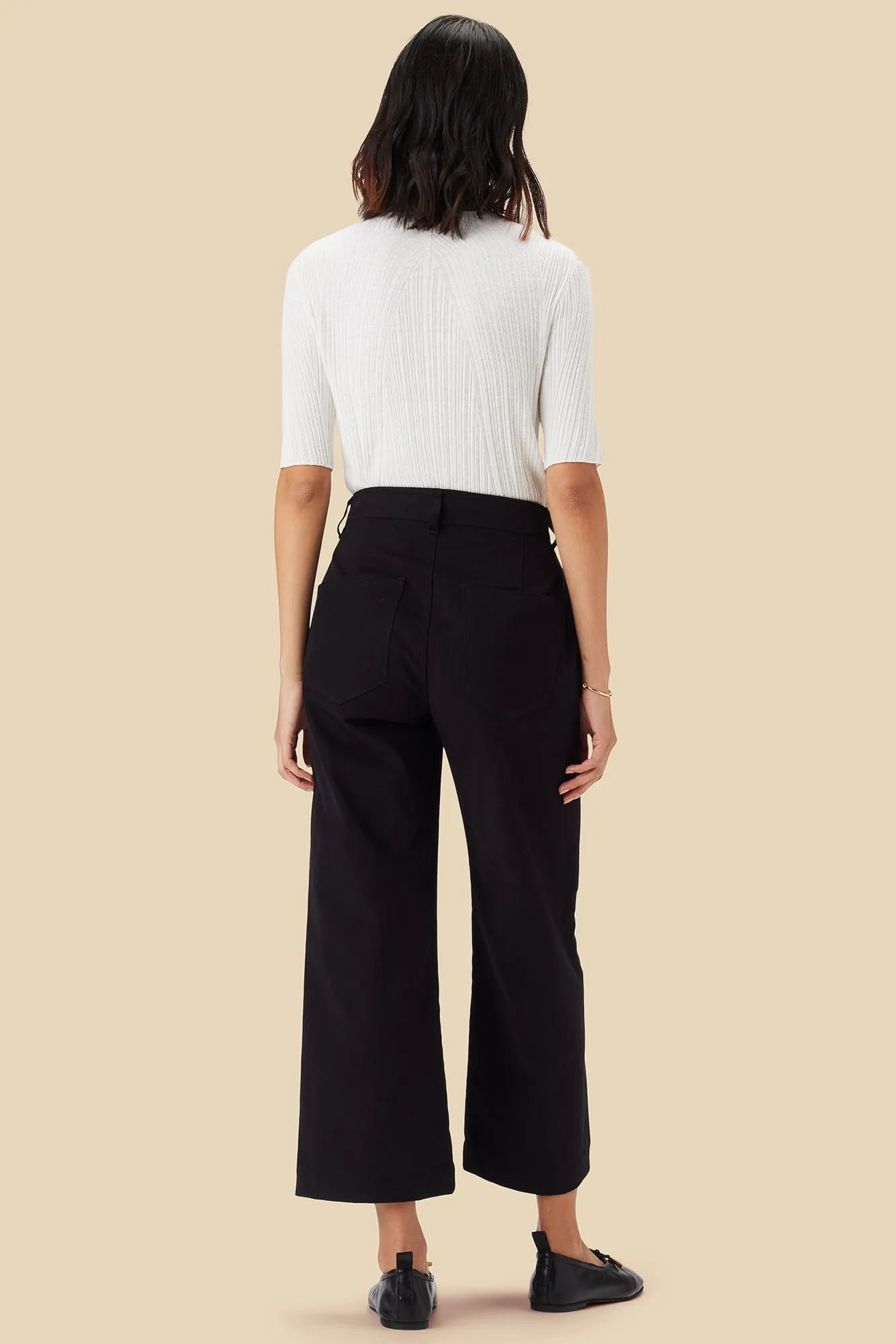 Wide Leg Utility Pant - Black sold by Amour Vert product image thumbnail 3