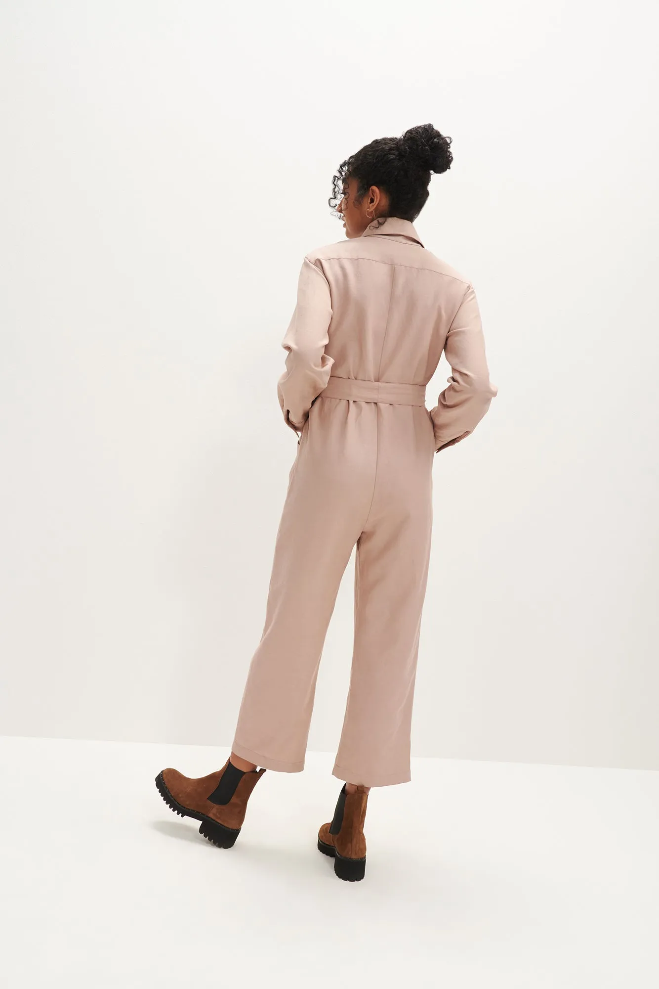 Oceane Femme Fête Jumpsuit - Rose - ReAmour sold by Amour Vert product image thumbnail 5