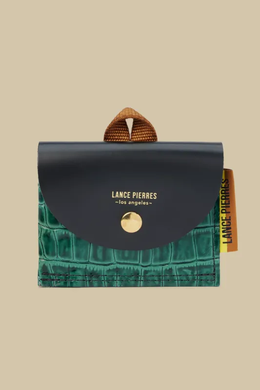 Lance Pierres Envoy 01 Snap Wallet - Forest Green sold by Amour Vert